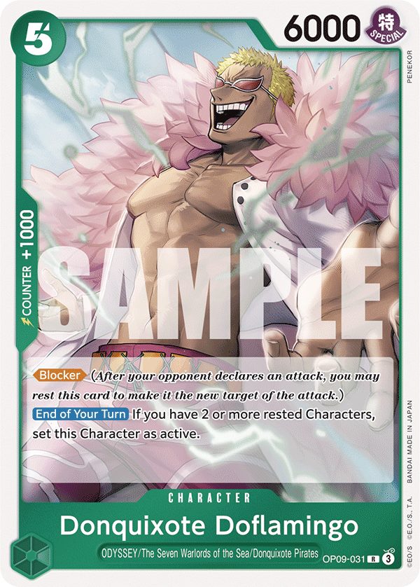 Donquixote Doflamingo (OP09-031) 카드 이미지