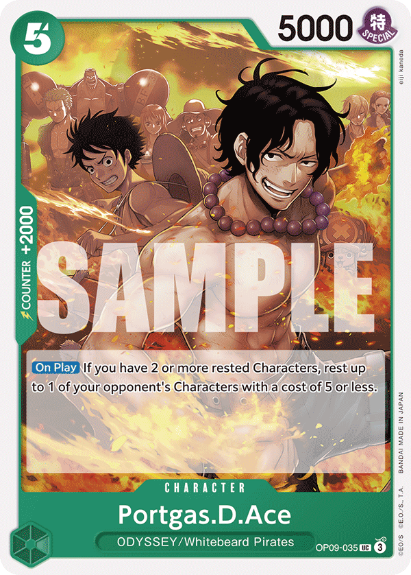 Portgas.D.Ace (OP09-035) 카드 이미지