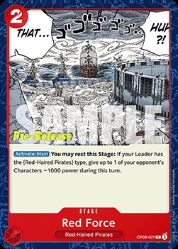 Red Force (OP09-021) 카드 이미지