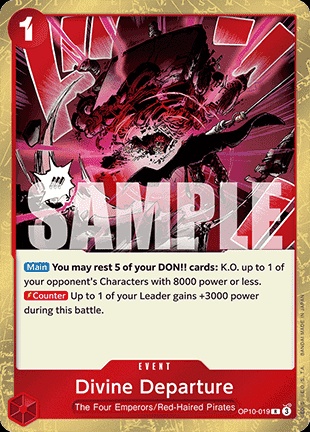 Divine Departure (OP10-019) 카드 이미지