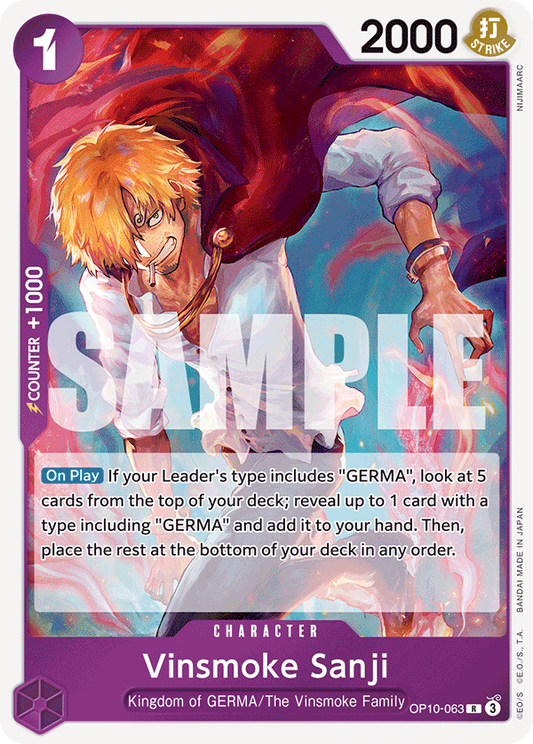 Vinsmoke Sanji (OP10-063) 카드 이미지