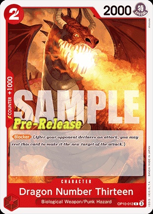 Dragon Number Thirteen (OP10-012) 카드 이미지