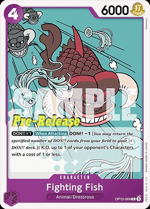 Fighting Fish (OP10-069) 카드 이미지