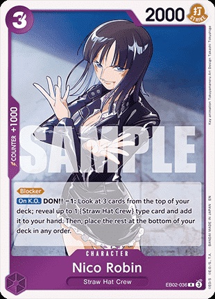 Nico Robin (EB02-036) 카드 이미지