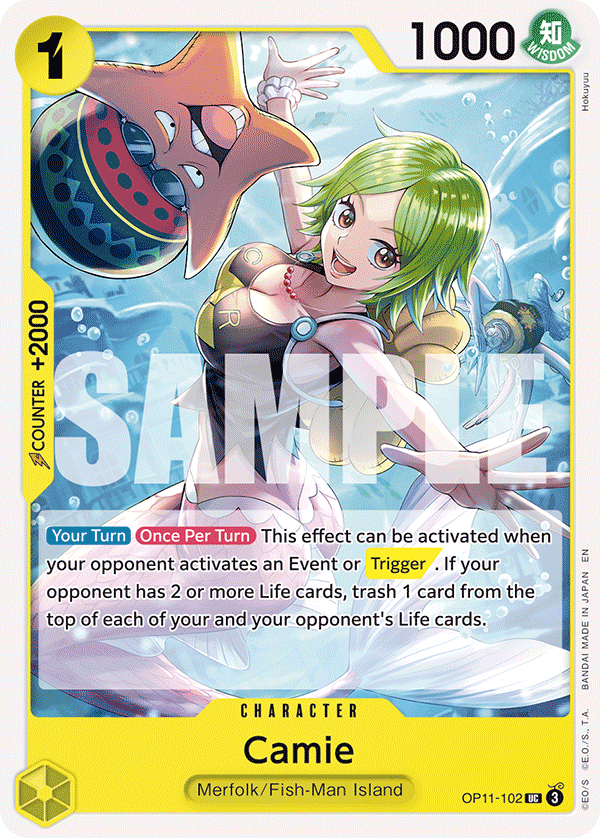 Camie (OP11-102) 카드 이미지
