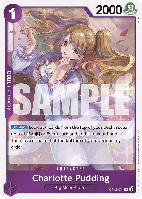 Charlotte Pudding (OP12-071) 카드 이미지