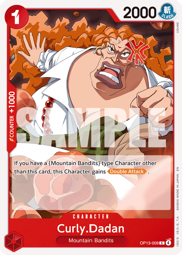 Curly.Dadan (OP13-009) 카드 이미지