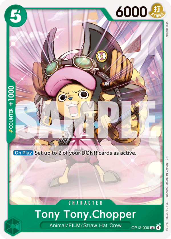 Tony Tony.Chopper (OP13-030) 카드 이미지
