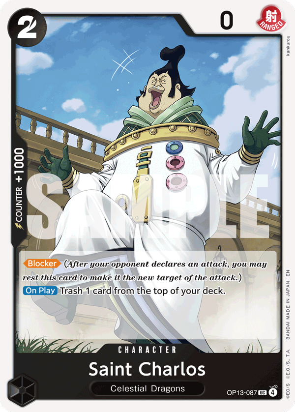 Saint Charlos (OP13-087) 카드 이미지
