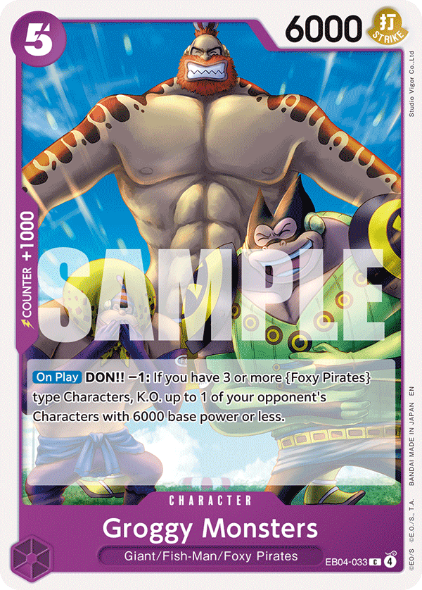 Groggy Monsters (EB04-033) 카드 이미지
