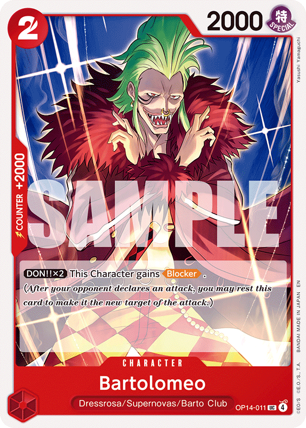 Bartolomeo (OP14-011) 카드 이미지