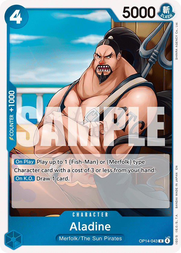Aladine (OP14-043) 카드 이미지