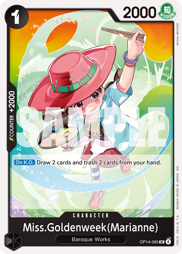 Miss.Goldenweek(Marianne) (OP14-085) 카드 이미지