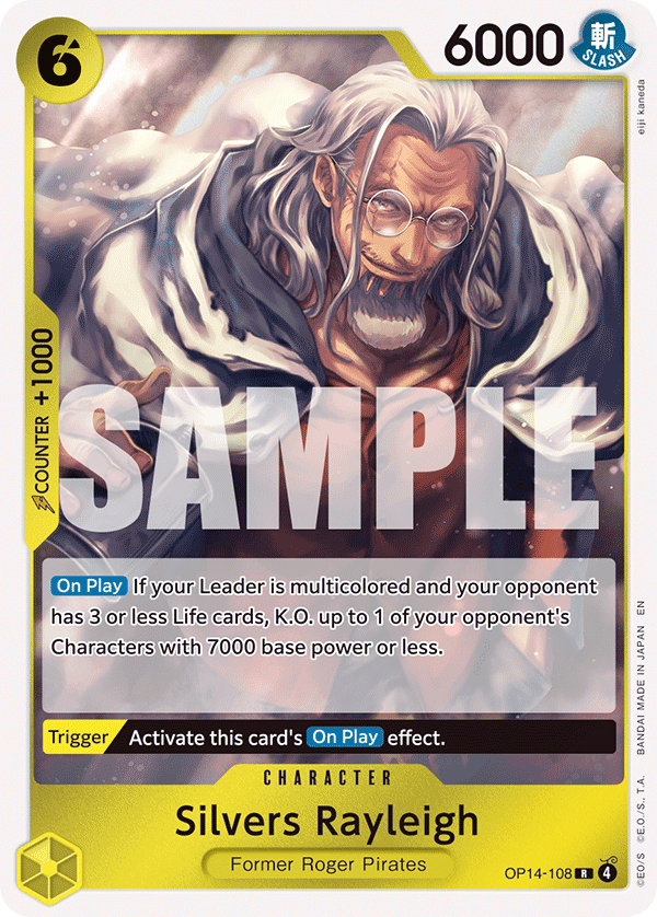 Silvers Rayleigh (OP14-108) 카드 이미지