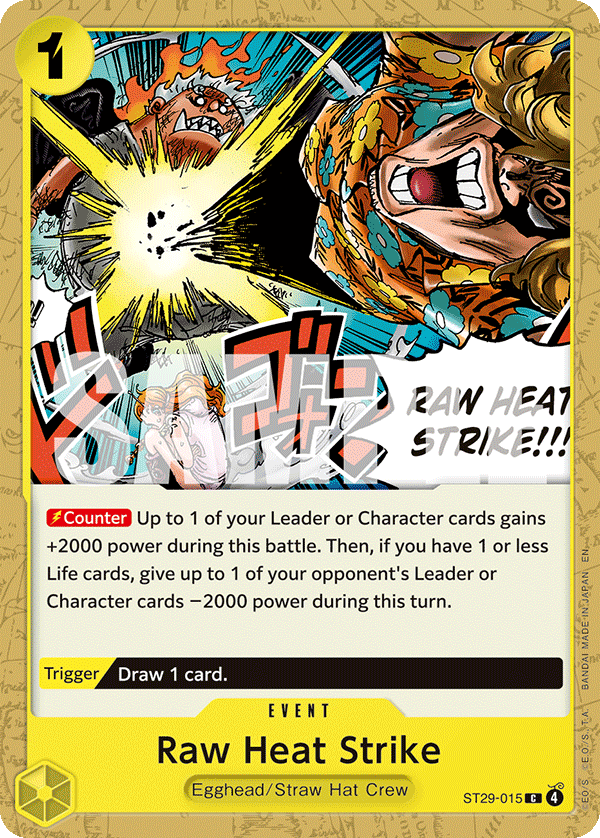 Raw Heat Strike (ST29-015) 카드 이미지