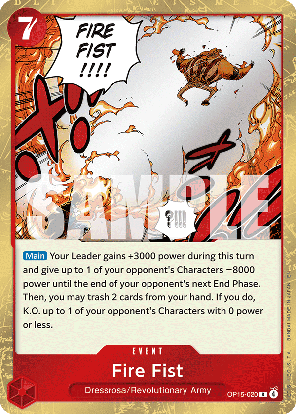 Fire Fist (OP15-020)