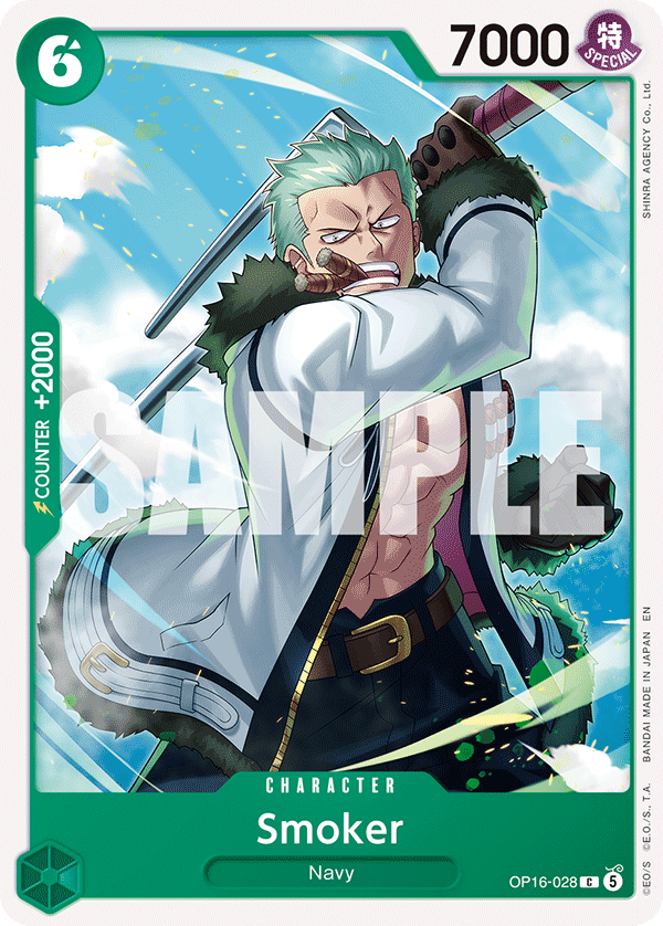 Smoker (OP16-028) 카드 이미지