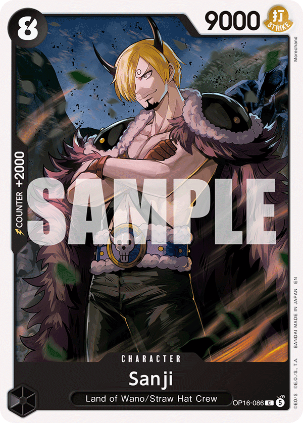 Sanji (OP16-086) 카드 이미지