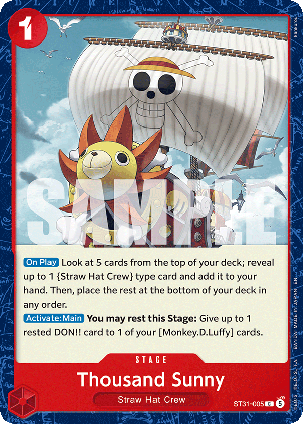 Thousand Sunny (ST31-005) · Cardmarket 카드 900287