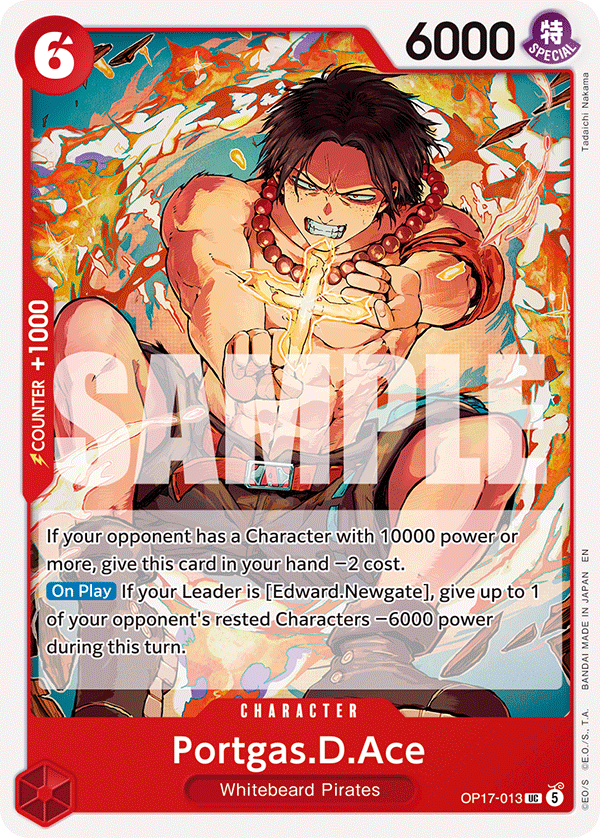 Portgas.D.Ace (OP17-013) 카드 이미지