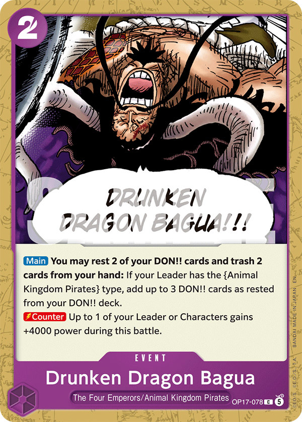 Drunken Dragon Bagua (OP17-078)