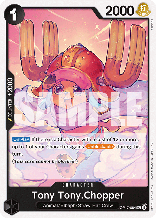 Tony Tony.Chopper (OP17-084) 카드 이미지