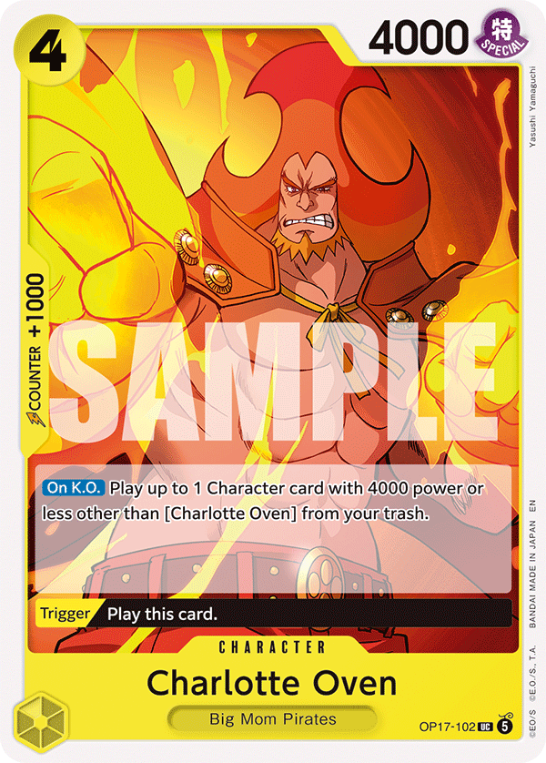 Charlotte Oven (OP17-102) 카드 이미지