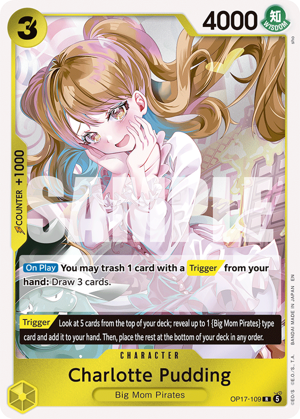 Charlotte Pudding (OP17-109) 카드 이미지