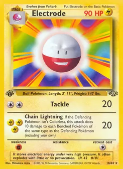 Electrode [Tackle | Chain Lightning] 카드 이미지