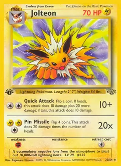 Jolteon [Quick Attack | Pin Missile]
