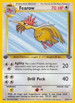 Fearow [Agility | Drill Peck] 카드 이미지