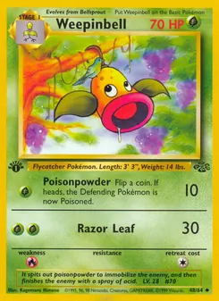 Weepinbell [Poisonpowder | Razor Leaf]
