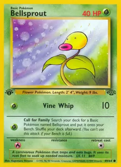 Bellsprout [Vine Whip | Call for Family] 카드 이미지