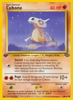 Cubone [Snivel | Rage] 카드 이미지