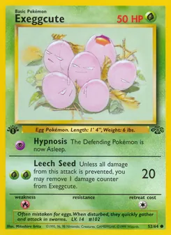 Exeggcute [Hypnosis | Leech Seed] 카드 이미지