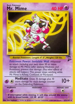 Mr. Mime [Invisible Wall | Meditate]