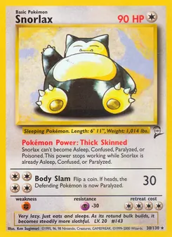 Snorlax [Thick Skinned | Body Slam]