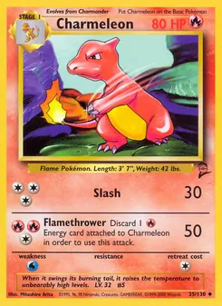 Charmeleon [Slash | Flamethrower] 카드 이미지