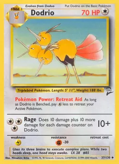 Dodrio [Retreat Aid | Rage] 카드 이미지