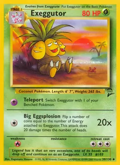 Exeggutor [Teleport | Big Eggsplosion] 카드 이미지