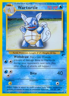 Wartortle [Withdraw | Bite]