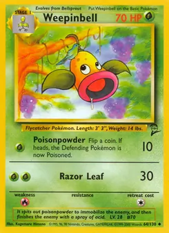 Weepinbell [Poisonpowder | Razor Leaf]