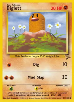 Diglett [Dig | Mud Slap] 카드 이미지
