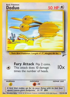 Doduo [Fury Attack] 카드 이미지