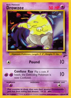 Drowzee [Pound | Confuse Ray] 카드 이미지