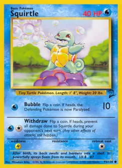 Squirtle [Bubble | Withdraw]