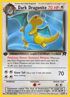 Dark Dragonite [Summon Minions | Giant Tail] 카드 이미지
