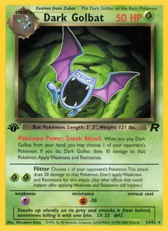 Dark Golbat [Sneak Attack | Flitter] 카드 이미지