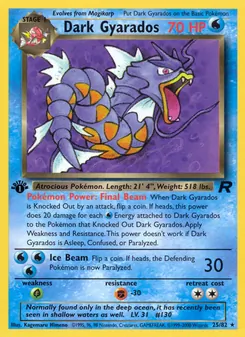 Dark Gyarados [Final Beam | Ice Beam] 카드 이미지