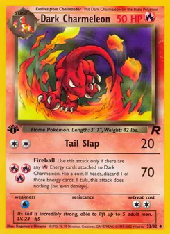Dark Charmeleon [Tail Slap | Fireball] 카드 이미지